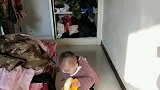 13个月宝宝回外婆家太勤，被外婆骗着骗着送到门外！宝妈我不走