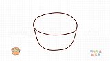 食物简笔画教程，面条简笔画