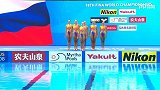 FINA光州游泳世锦赛花游预赛：集体自由自选-全场录播