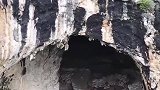 悬崖上的山洞发现有人生活过的痕迹到底怎么上去的摄影