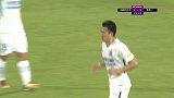 申花角球机会再造杀机 栗鹏头球攻门击中立柱