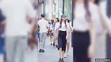 明星街拍，路人在成都太古里偶遇Angelababy