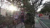 假扮草人故意向路人伸手，路人防不胜防