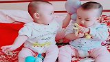 双胞胎弟弟强吻哥哥，亲完还一脸嫌弃的样子真逗！太有爱了