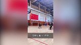 助力武汉！CBA公益投篮挑战赛 广东省男子轮椅篮球队大秀绝技
