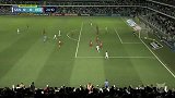 巴甲-桑托斯2-0布拉甘蒂诺 马里尼奥冲顶破门（上半场）