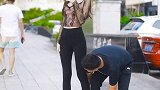 如果你的女朋友偷看帅哥你会怎么办？腿长没朋友