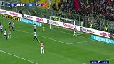 下半场补时第2分钟热那亚球员夸姆射门-绝佳机会被扑