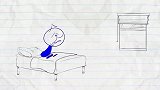 搞笑铅笔人动画：梦魇的铅笔人，无法从梦中醒来