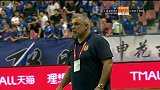 钢铁城墙！瓜林任意球轰出重炮 苏宁易购完美人墙将球挡出