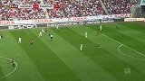 第43分钟奥格斯堡球员尼德莱赫纳进球 奥格斯堡2-0法兰克福