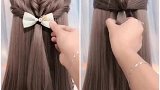 发型穿裙子多种扎法 简单漂亮易学