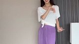 女孩子不要轻易穿紫色，因为太好看啦