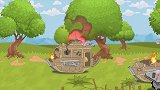 坦克世界搞笑动画：两大蒙太奇互相玩耍！