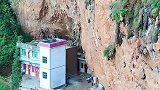贵州深山悬崖下的人家，一个与世无争的好地方