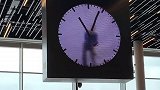 阿姆斯特丹机场的创意时钟
