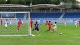 实拍U22国足上半场被泰国先进一球