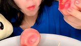 小姐姐超爱吃水果，美妙的咀嚼声，让人昏昏欲睡