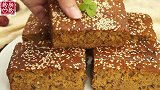 非常好吃的核桃枣泥糕，不加泡打粉，松软香甜，营养又美味！