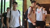来了老弟！男篮小组出局抵达广州 与国足入住同一家酒店