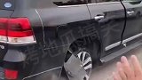 轮胎磨没也不找拖车，这轱辘这么抗造吗