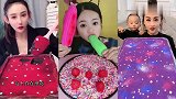 美女直播吃彩色星空、玉米果冻，各种口味任意选，是我向往的生活