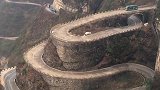 盘山绕道奇迹风景，独一无二，天门山天路