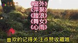 5首好听歌曲经典老歌《窗外》《萍聚》《踏浪》《舞女》《心雨》