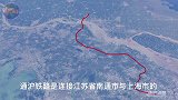通沪铁路：南通—苏州—上海，全程144公里，高清卫星航拍