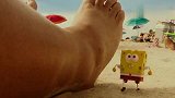 海绵宝宝：海绵宝宝第一次上沙滩，就闹出笑话！
