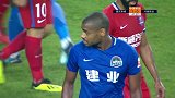 建业任意球送重炮 瓦兹特爆射稍稍高出横梁