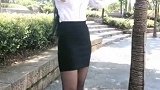 都市美女白领，职业装也掩饰不住凸凹身材的美