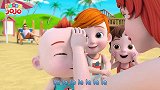 启蒙教育 3D动画让我们一起去海边吃西瓜游泳吧 趣味英文儿歌