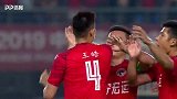 辽足左侧角球落前点 王皓飞身甩头攻门破僵