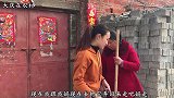 农村小伙不在家，婆婆和媳妇做了好吃的？真丰盛