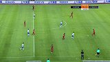 金敬道左路1v2送完美弧线传中 佩莱鱼跃冲顶再中横梁