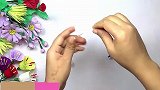 折纸教程，手把手教你DIY一个牵牛花壁挂装饰