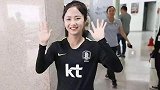 韩国女足美少女探班最美球员李玟娥 姐妹花日常互相卖萌