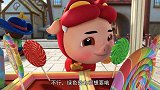猪猪侠：这么大的脚印，和猪猪侠脸一样大，还嫌这脚印小！