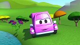 汽车城之超级变形卡车第20集粉红小车