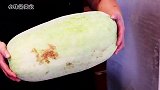 适合夏天吃的螃蟹做法白蟹焖冬瓜，家常菜原汁原味，汤汁特别鲜美