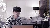 小情侣野外露营，女友记录下男友睡姿，结果被男友知道了！