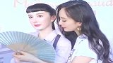 上海蜡像馆，当明星真人站在一起的时候，像是孪生姐妹！