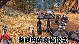 游戏玩家染病离世，游戏伙伴举办哀悼仪式，上百名玩家参与其中