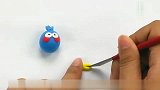 爱上DIY-20120101-如何用软陶做愤怒的小鸟-蓝冰