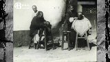 光绪二十八年中国珍贵录像，街头上的理发师，都不洗头的吗