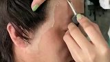 原来古装剧的假发头套是这样戴的，电视剧里都看不出破绽来