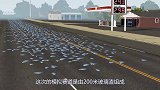 汽车冲过200米玻璃渣路会怎样？3D模拟全程，画面不忍直视！