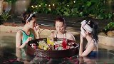 吴宣仪果然是颜值担当，素颜泡温泉，妆前妆后没差别