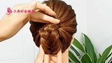 适合中长发女生的气质盘发，这样扎简单又好看，实用又百搭